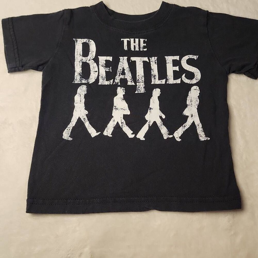 The Beatles 2015 Black Graphic Tshirt Toddler Size 18 Months